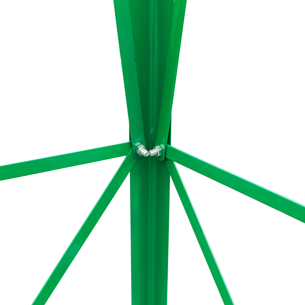 8FT Weather-Resistant Garden Windmill with Steel Frame for Lawn Decor