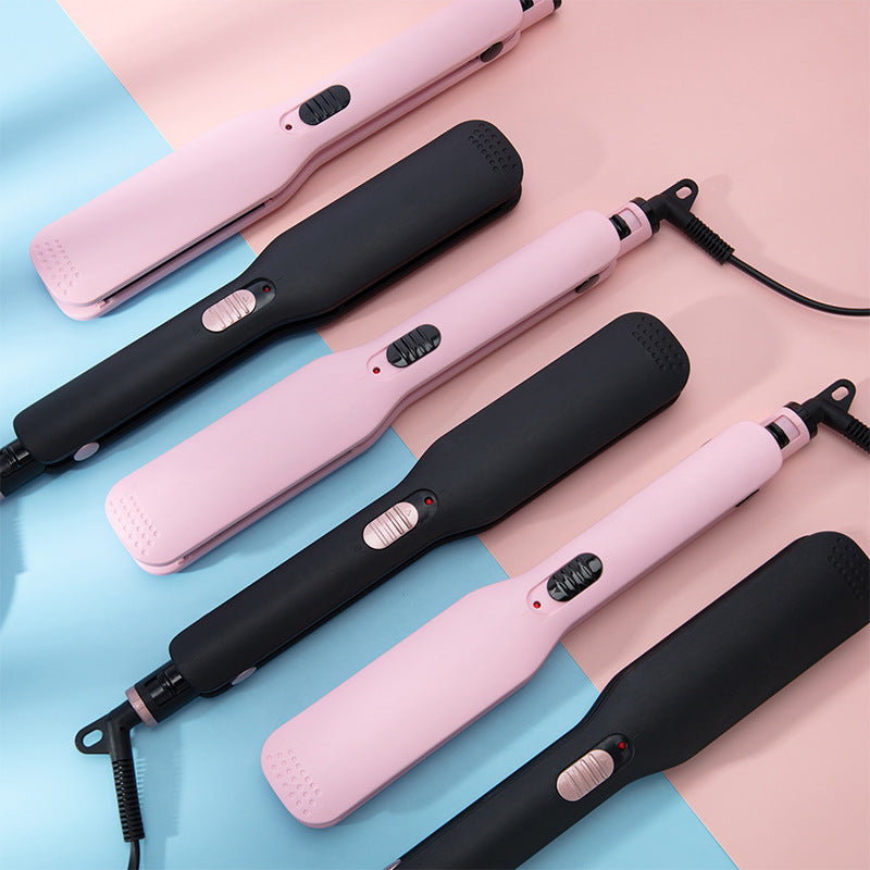 Dual-Use Electric Hair Curler and Straightener - Adjustable Temperature, Fast Heating