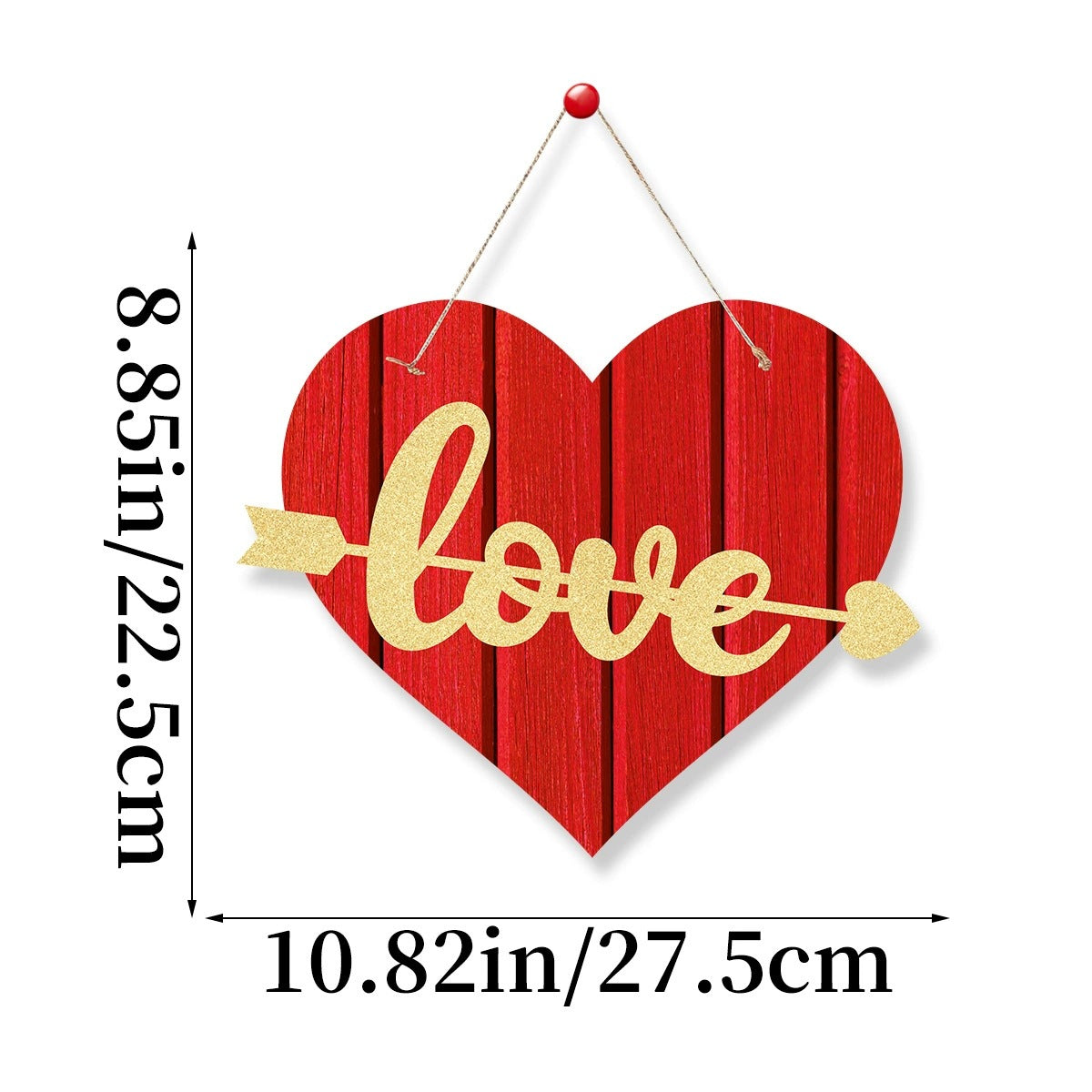 Valentine's Day Romantic Door Hanging Sign Wedding Room Decor - Multiple Styles