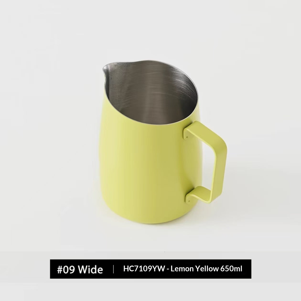 Stainless Steel Coffee Latte Art Cup with Round Spout - Multiple Colors