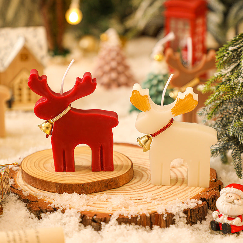 Christmas Animal-Shaped Aromatherapy Candle with Soy Wax - Festive Home Decor