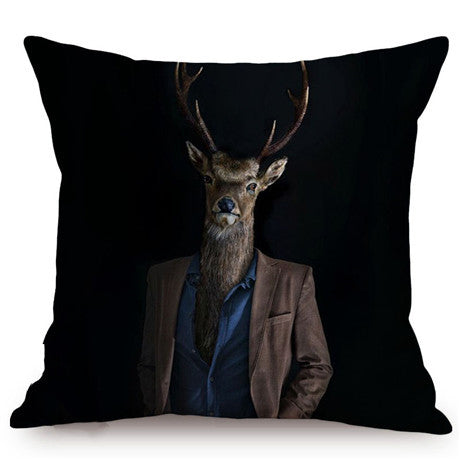 3D Animal Wolf Series Car Pillowcase Cushion Cover - Home Textiles