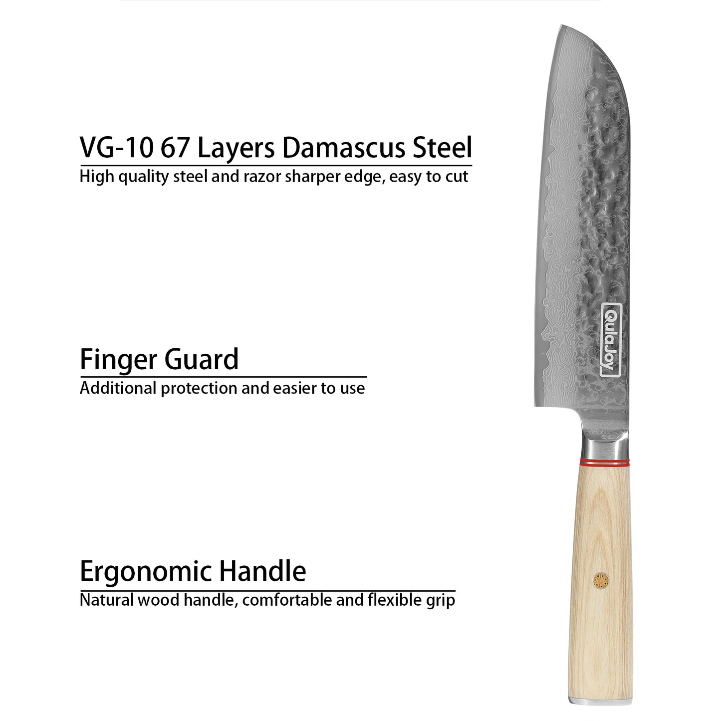Professional 6.9 Inch Nakiri Knife - 67-Layers Damascus Steel