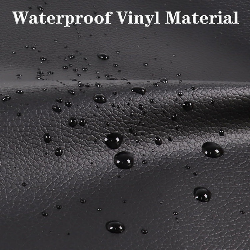 Vinyl Marine Upholstery Fabric Waterproof Faux Leather Sheets - Thick UV-Resistant for Car, Boat, Sofa, Furniture Replacement
