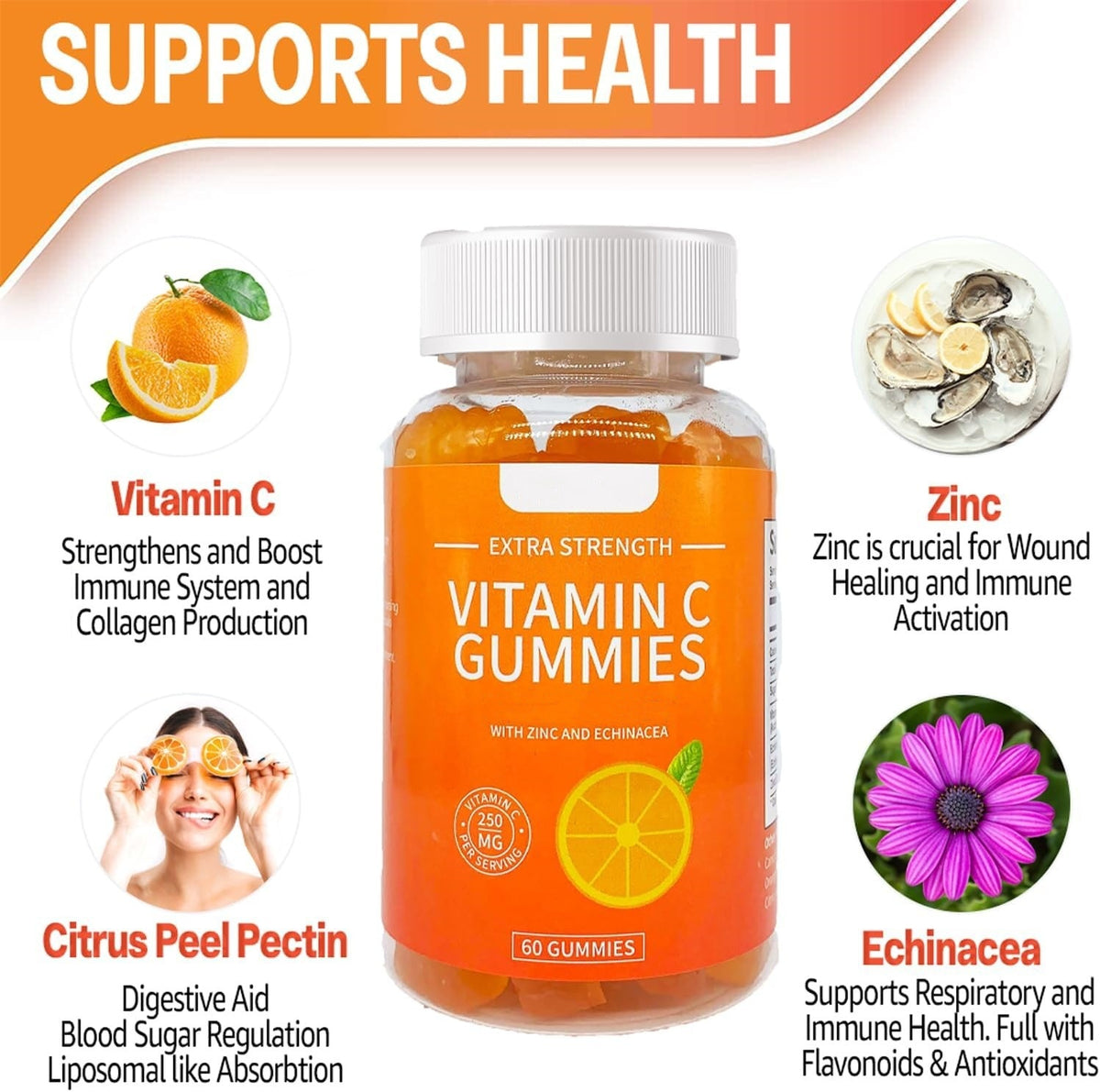 Vitamin C Gummies - Soft Candy Supplement