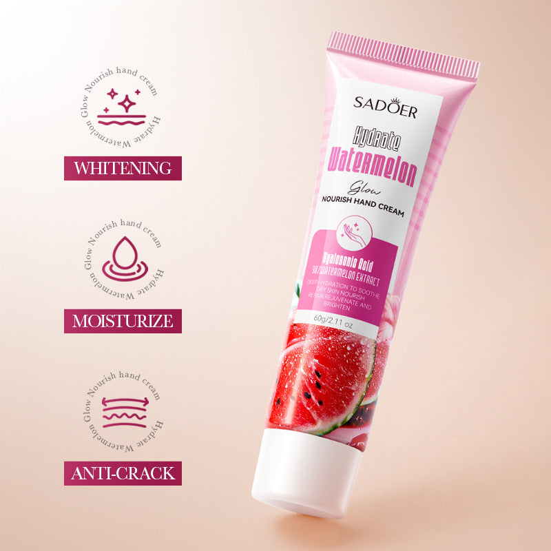 Nicotinamide Watermelon Hand Cream - Hydrating Moisturizer for All Skin Types 60g