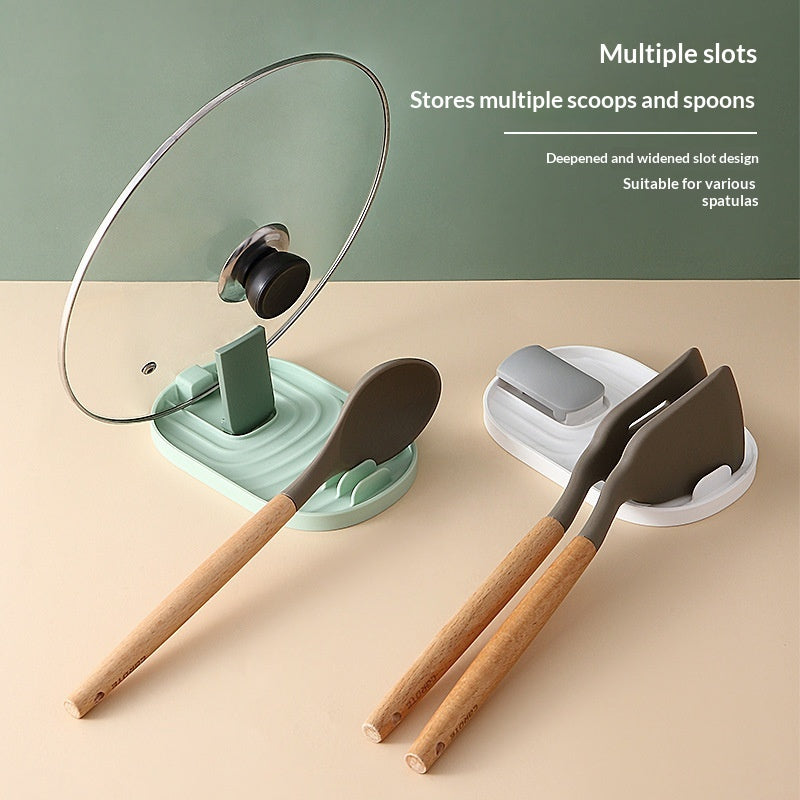 Foldable Pot Lid Rack Kitchen Organizer for Lids and Utensils