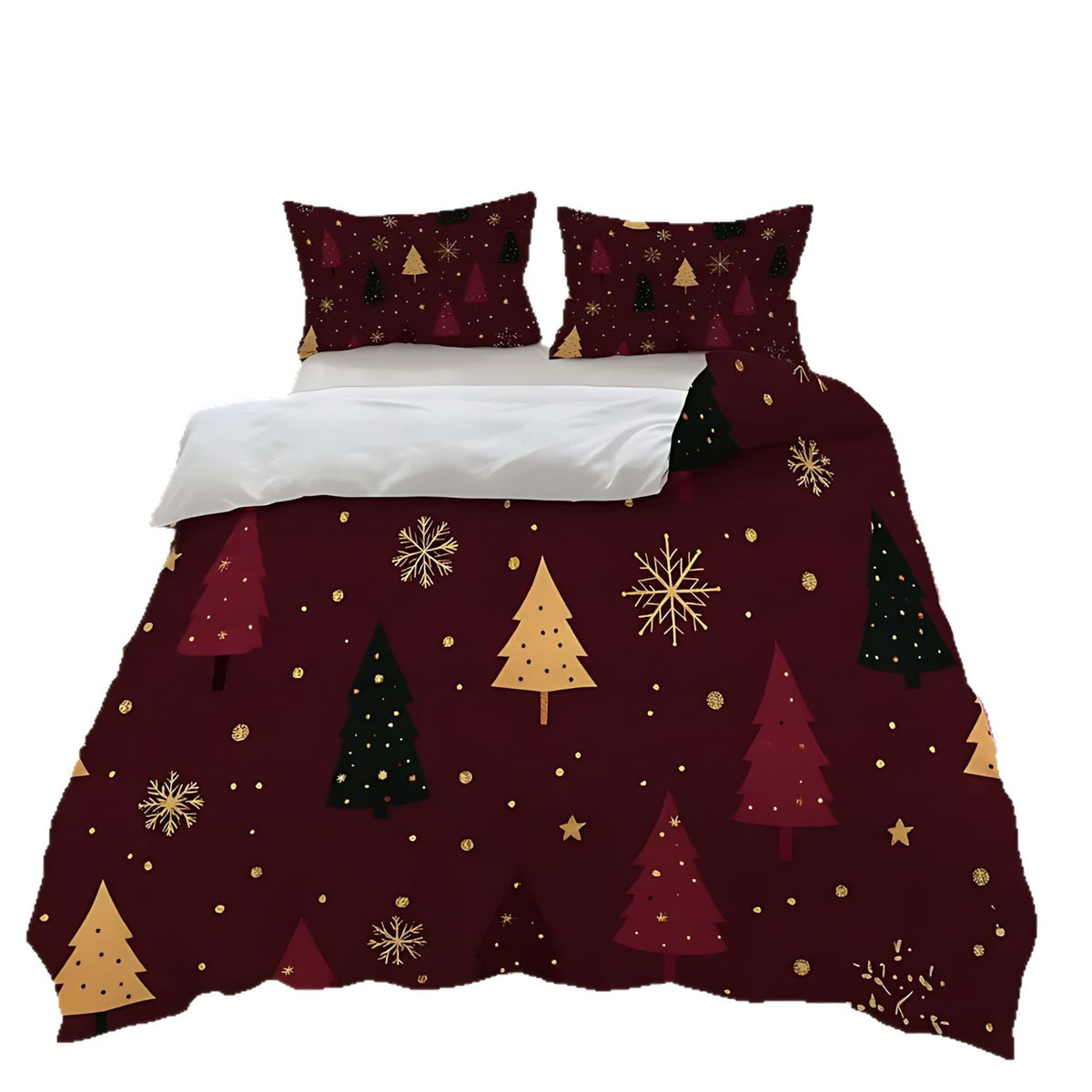 Digital Printing Brushed Bedding Set - Soft Skin-Friendly Polyester Cotton