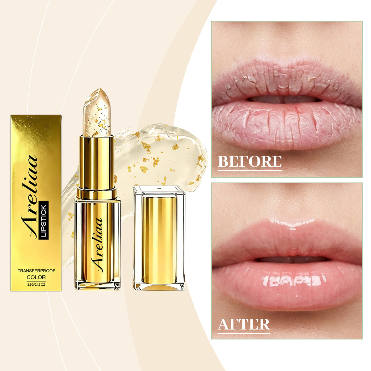 Color Changing Nourishing Lip Balm, 3.5g Per Pack