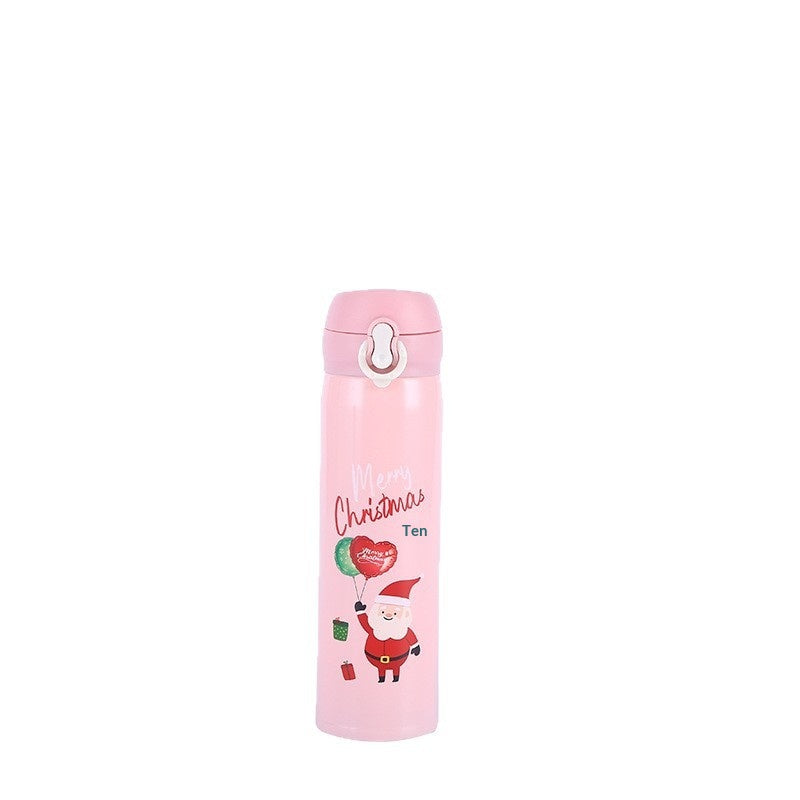 304 Stainless Steel Kids Water Cup with Cartoon Design, 500ML