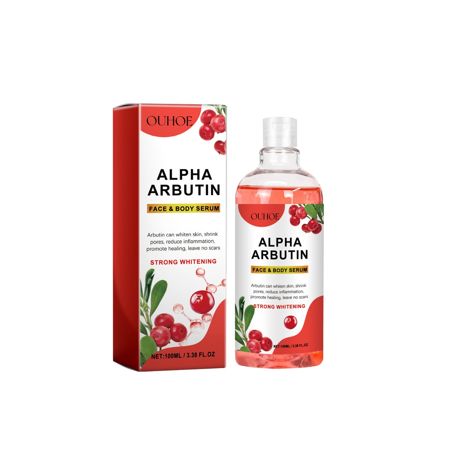 Alpha Arbutin Brightening Facial & Body Serum - Firming Skin Repair Essence