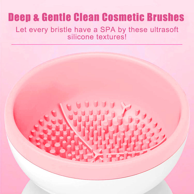 Electric Makeup Brush Cleaner Machine Portable USB Cosmetic Brush Cleaning Tool