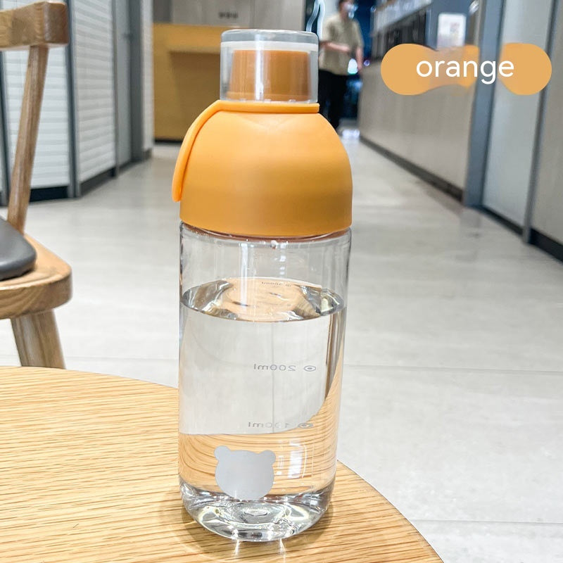 Portable Transparent Scented Tea Cup 450ml - Multiple Colors