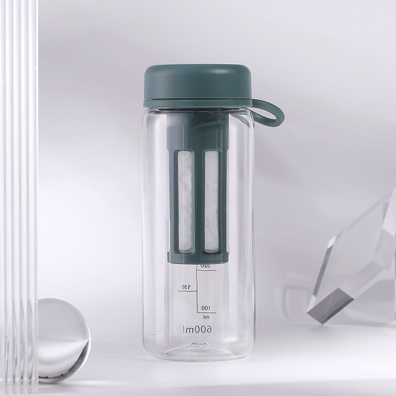 Large Capacity Sports Water Cup - Durable Plastic Drinkware for Outdoor Activities