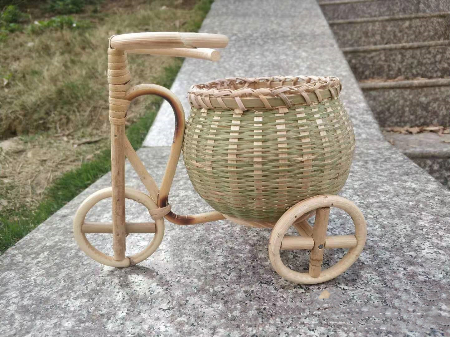 Handmade Bamboo Vegetable Basket for Kitchen & Garden - Multiple Styles