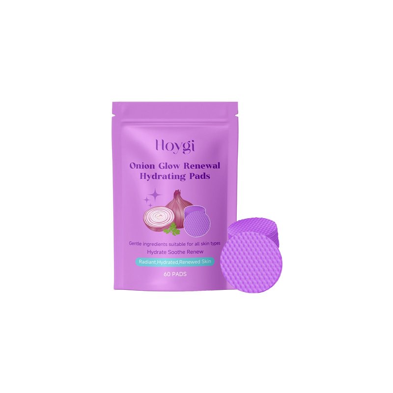 Hydrating Skin Care Pads with Onion Extract - 60 Pack