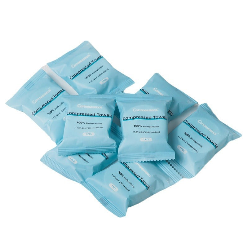 Disposable Compression Towels - Travel, Home & Spa Use, Multiple Colors