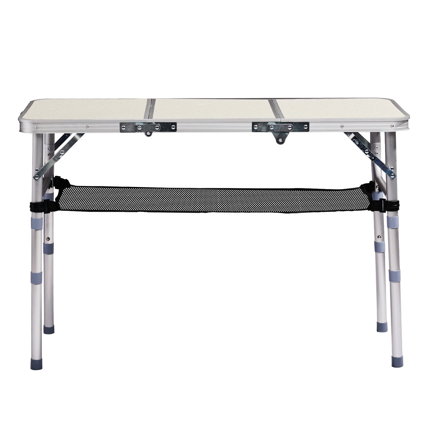 3ft Portable Adjustable Aluminum Folding Camping Table - White