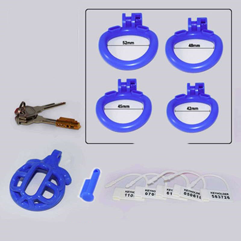 Men's Turtle-Shaped Resin Chastity Lock with Multiple Color Options