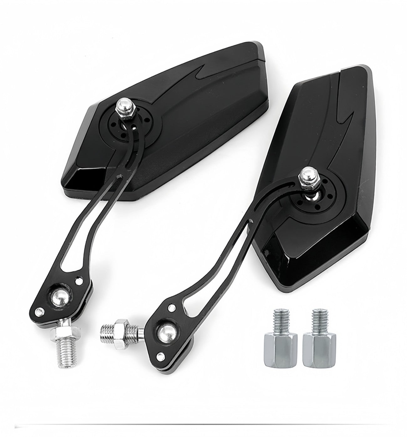 Adjustable Bicycle Mirrors - Wide Angle Rearview for Safety