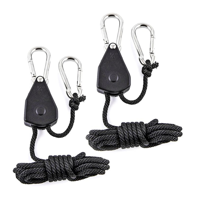 Adjustable Metal Pulley Rope Buckle for Camping and Outdoor Use