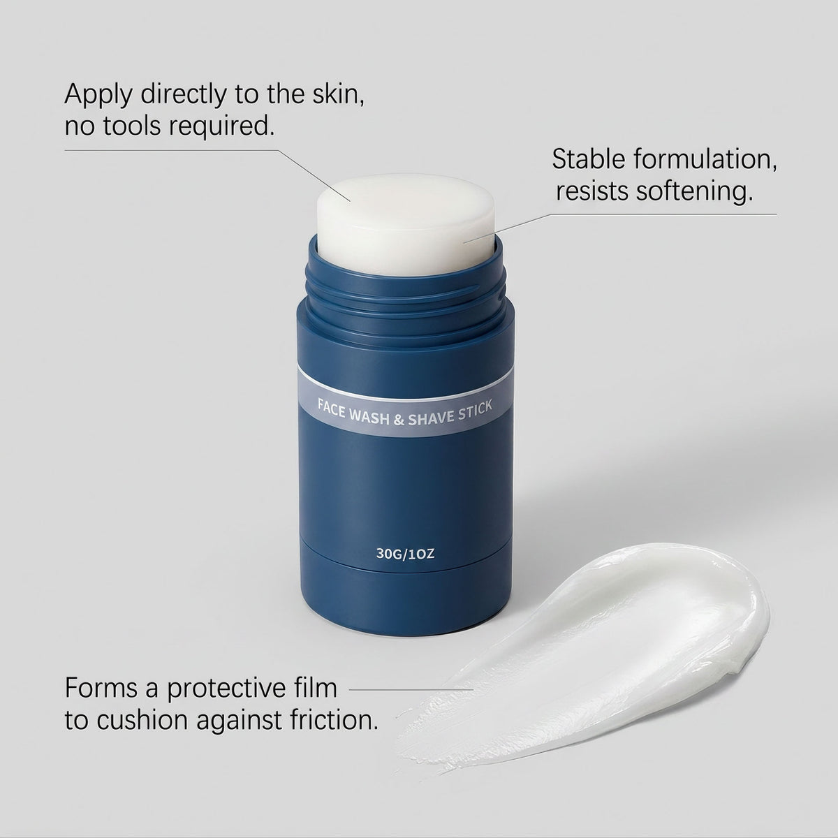 Portable Shaving Care Cleansing Stick