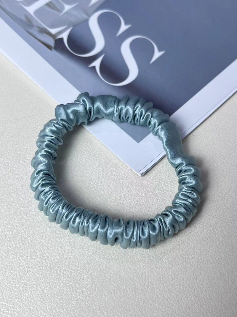 Silk Satin Hair Rope Hair Ring Traceless Elastic Hair Band for Braid - Multiple Colors
