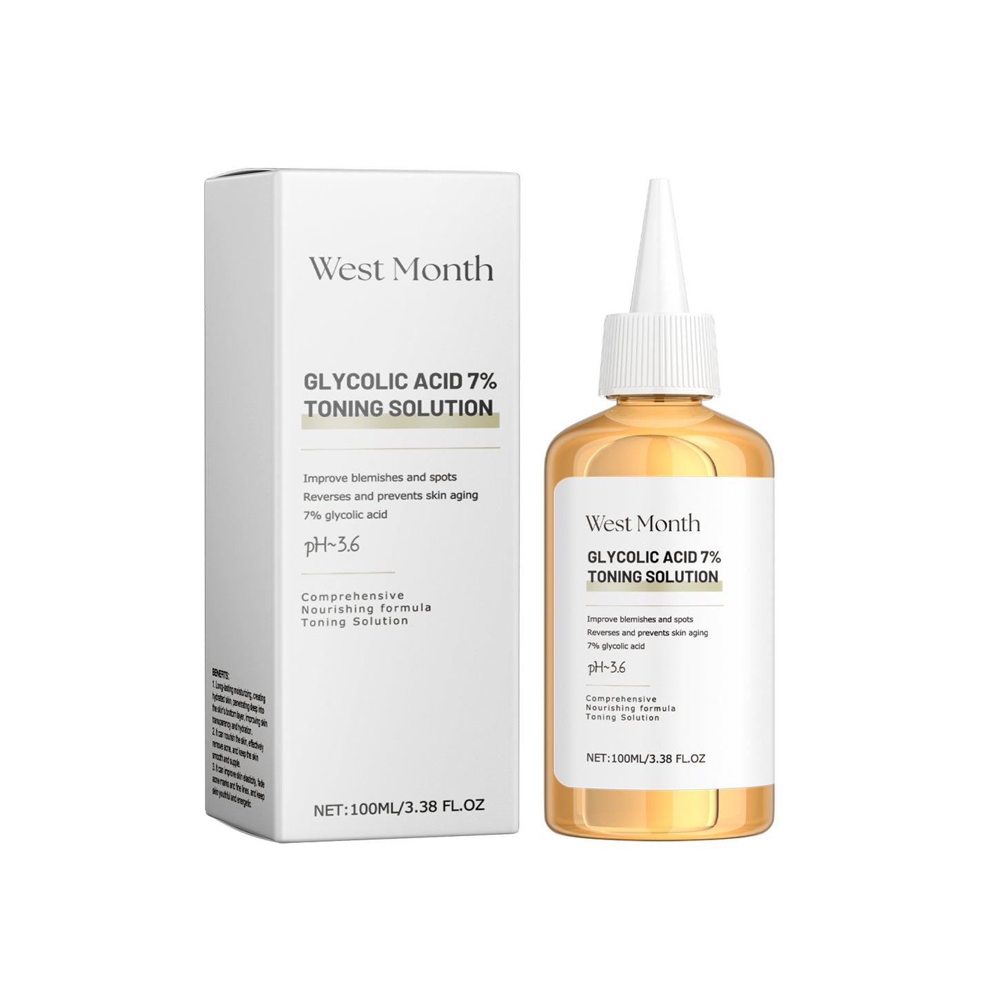 Moisturizing Facial Toner with Ginseng & Vitamin B5 - 100ml