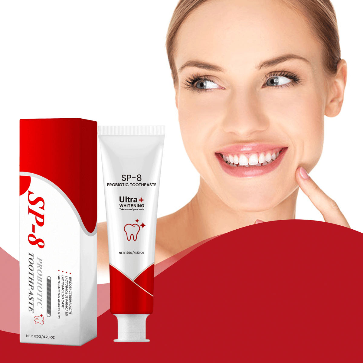 Probiotic Toothpaste for Fresh Breath & Whiter Teeth 120g