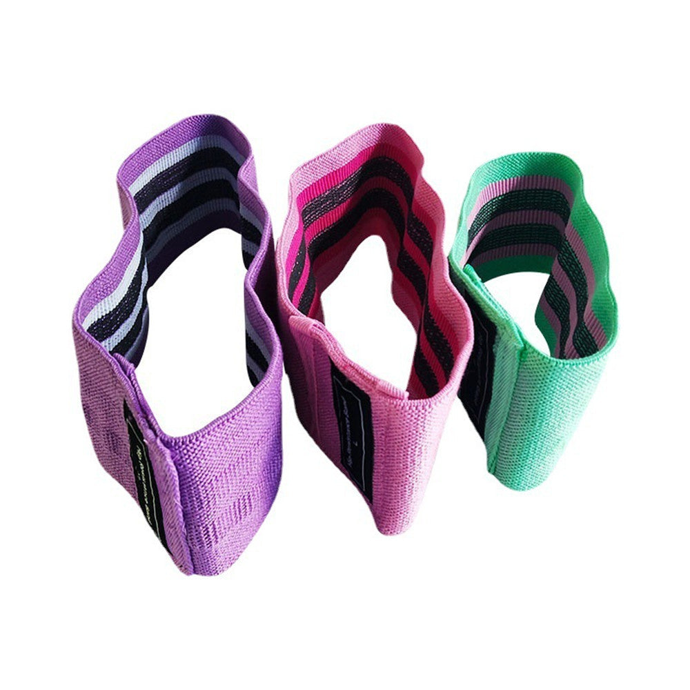 Resistance Loop Bands Set - 3 Elastic Bands for Home Fitness