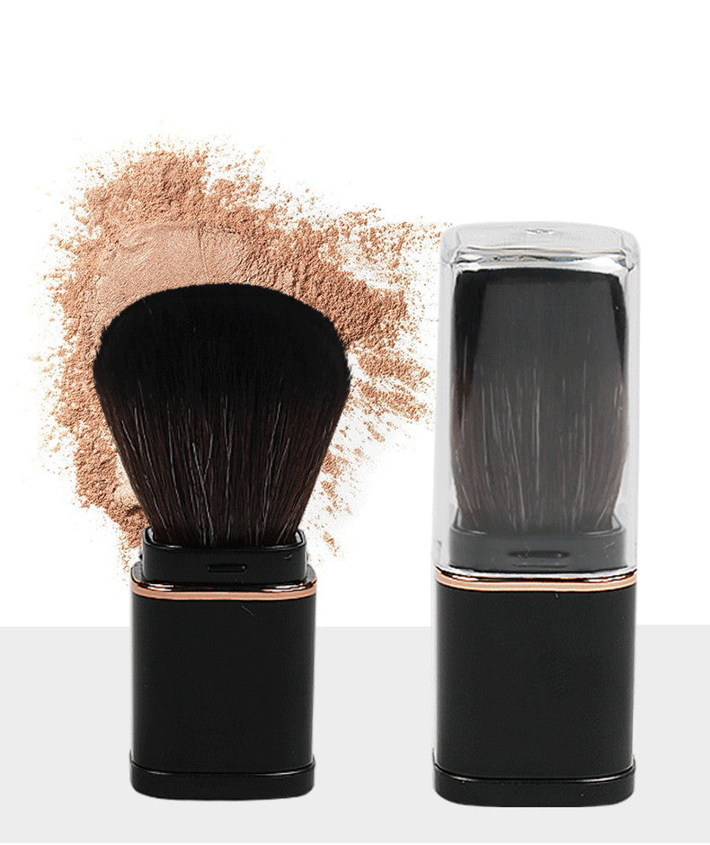 Portable Retractable Makeup Brush - Single Head Powder Blusher Brush