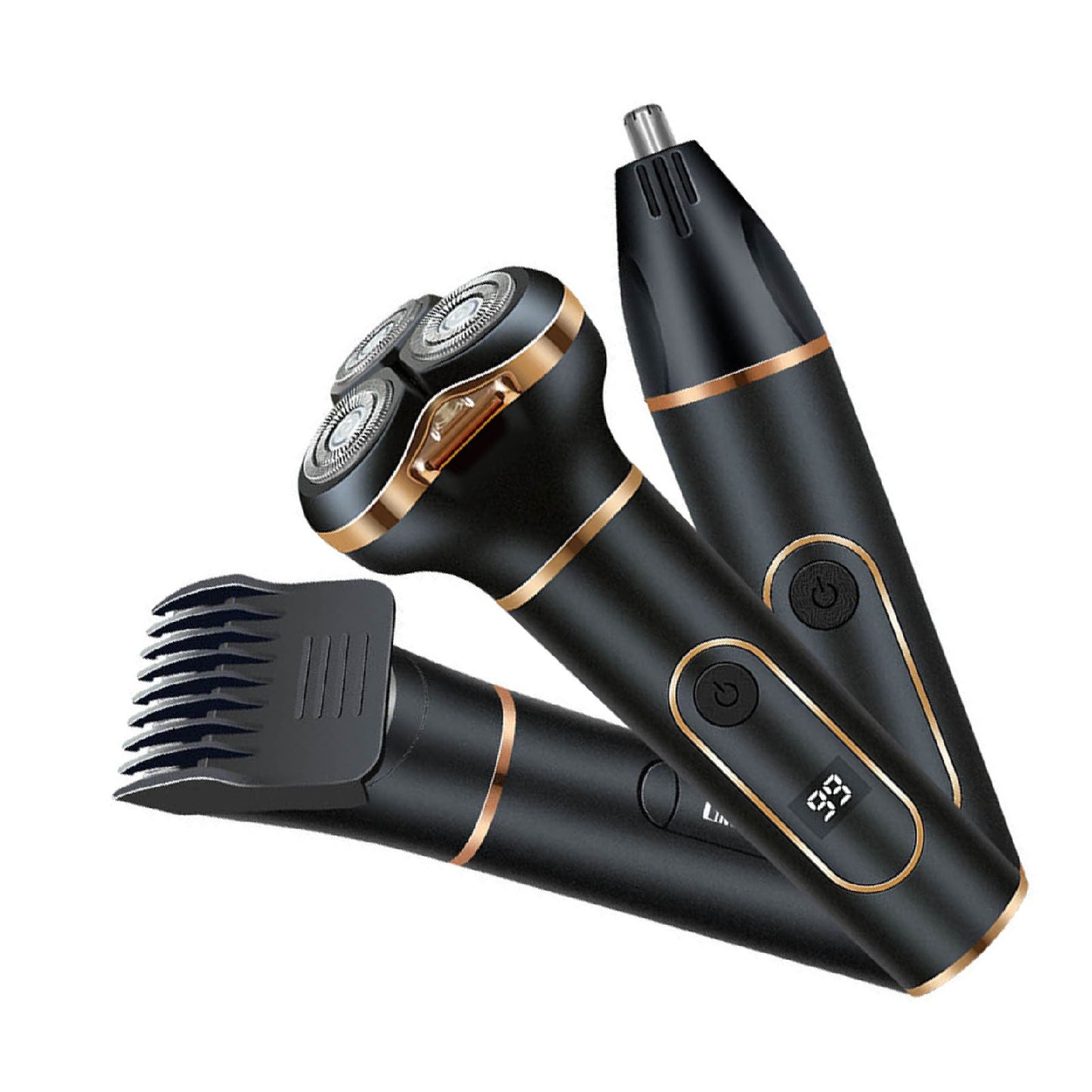 Cordless Electric Shaving Machine Men 3 In 1 For Beard Nose Hair