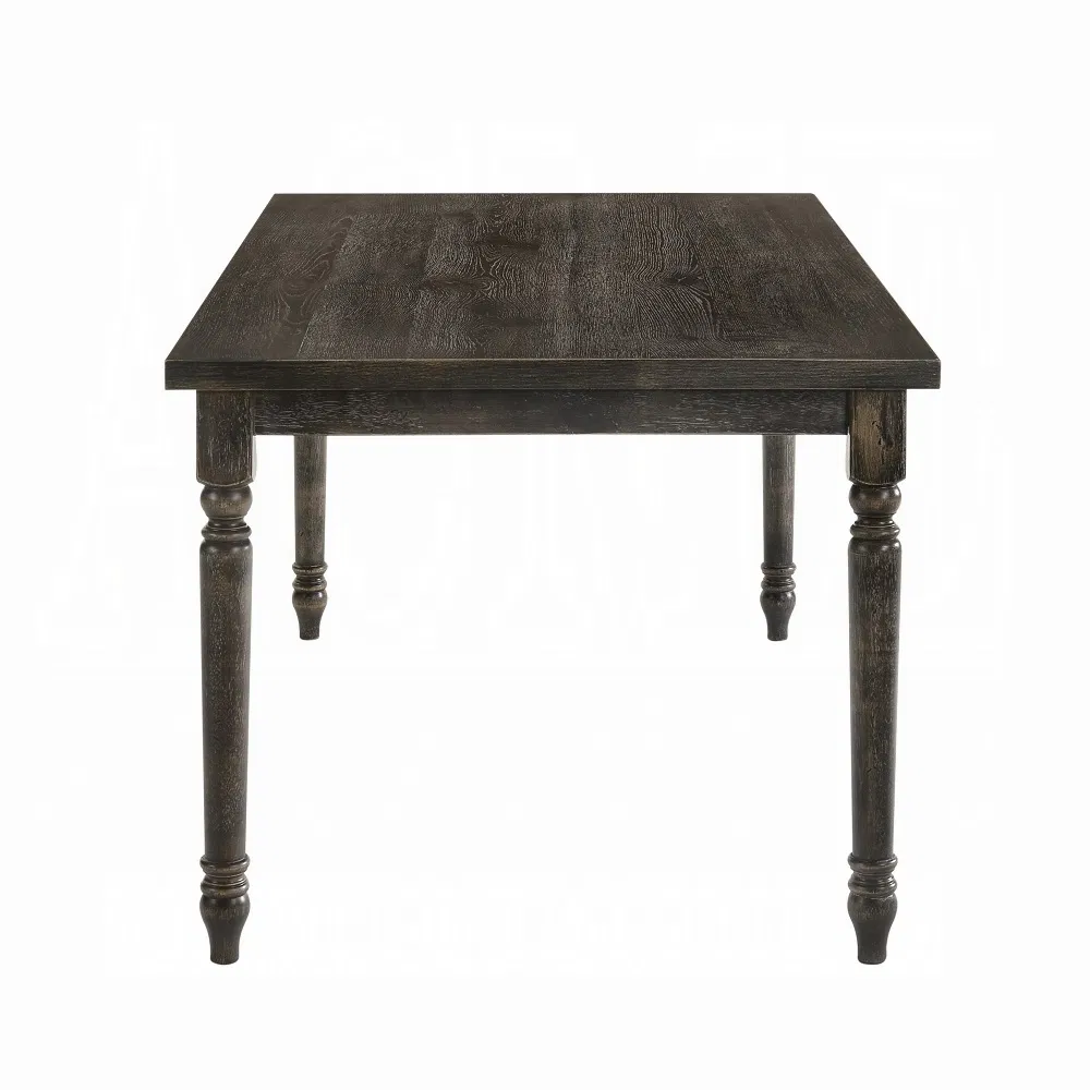 Weathered Grey Rectangular Dining Table - Seats 6