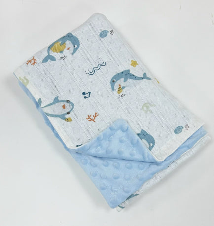 Baby Beanbag Blanket - Soft Cotton Nursery Bedding for Newborns & Toddlers