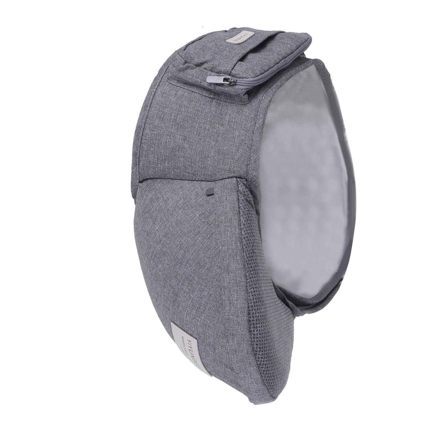 Ergonomic Baby Hip Seat Carrier with Adjustable Waist Belt - Gray