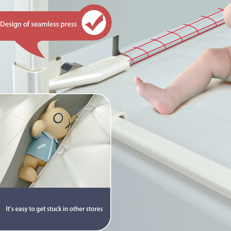 Drop-Resistant Baby and Toddler Bed Rail - Safety Guard for Cribs & Beds