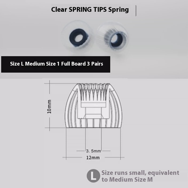 Silicone Earphone Earplug Sets Multiple Sizes Soft & Comfortable