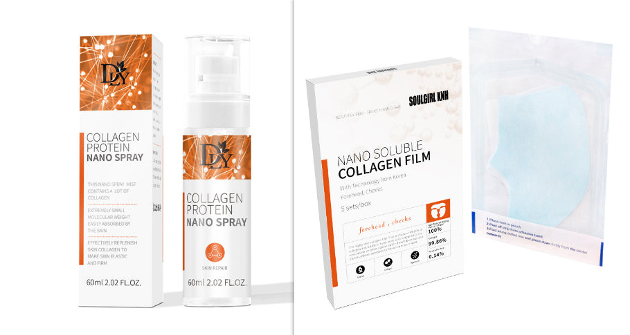 Hydrolyzed Collagen Facial Mask Pack - Instant Skin Hydration & Repair