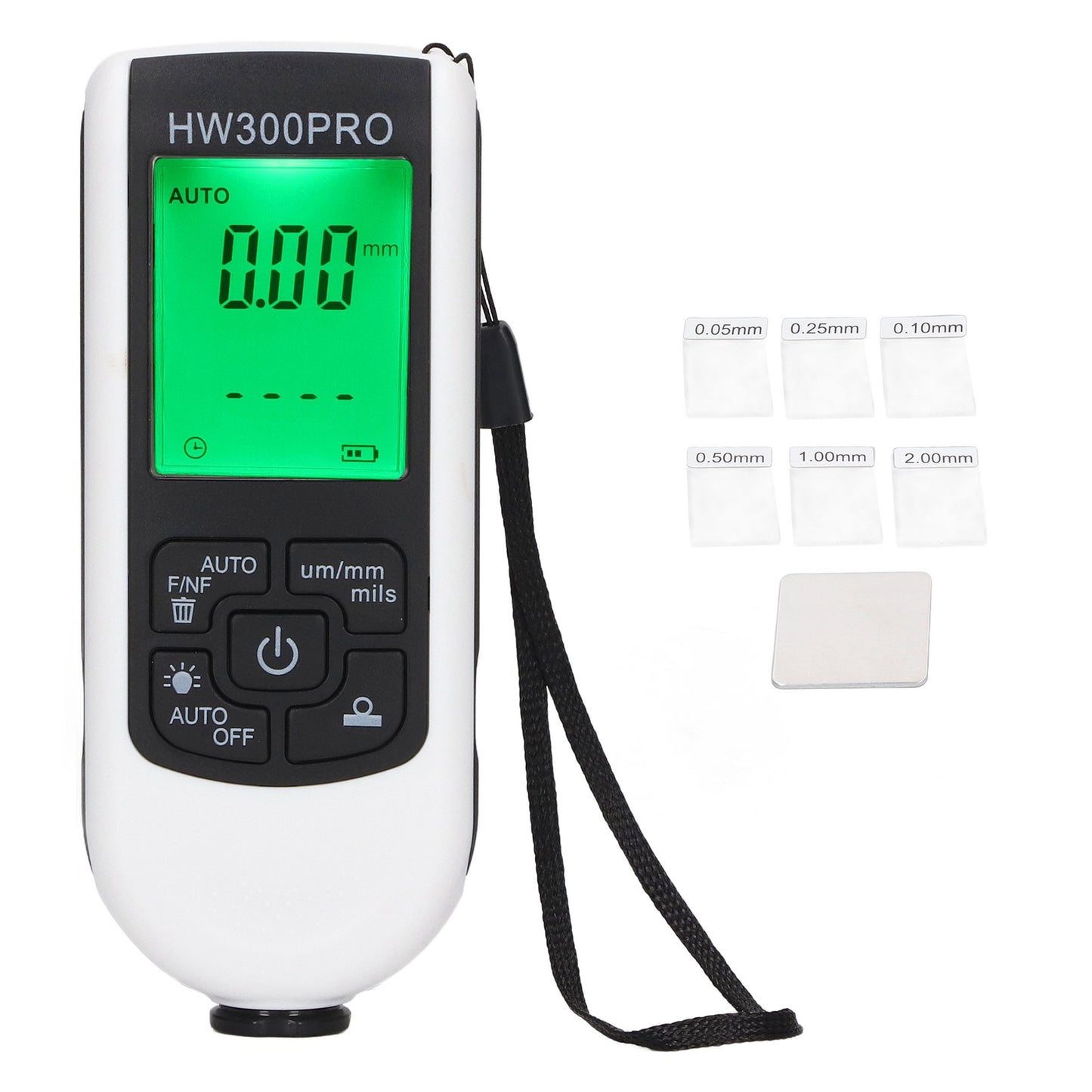 Digital Coating Thickness Gauge ABS With Portable Rope Automatic
