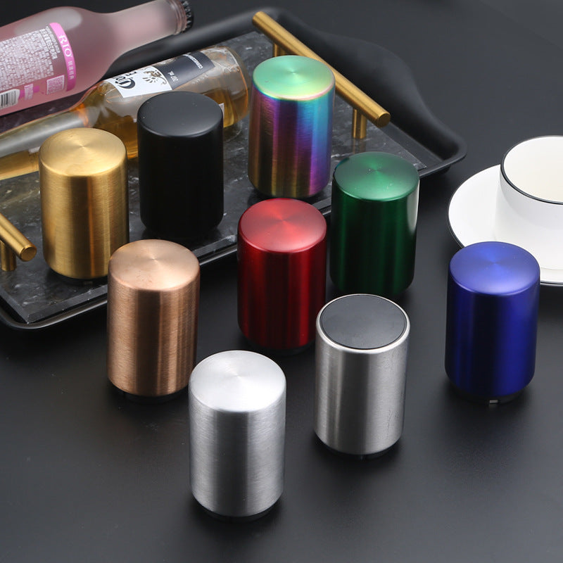 Seamless Metal Wine Bottle Opener - High-End Creative Screwdriver