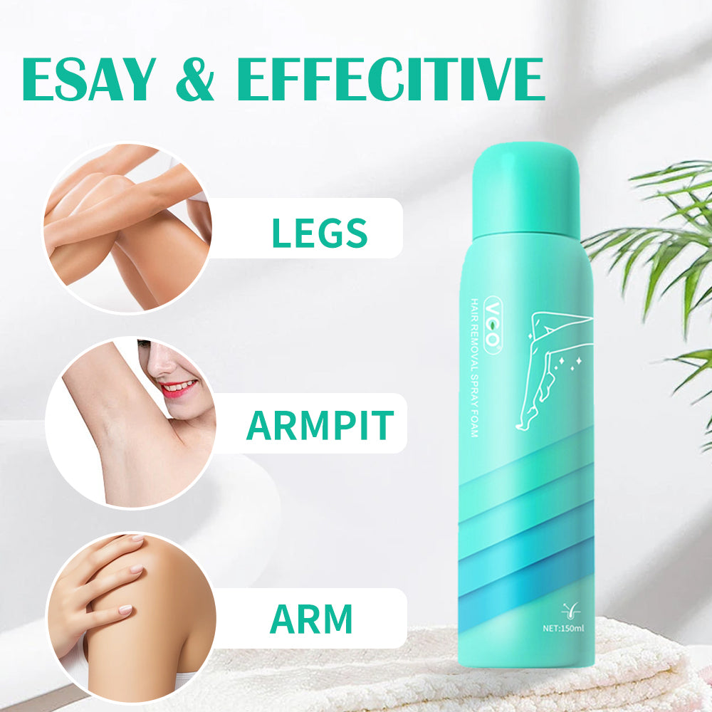 Gentle Hair Removal Spray Foam - 150ml Moisturizing Body Care Mousse