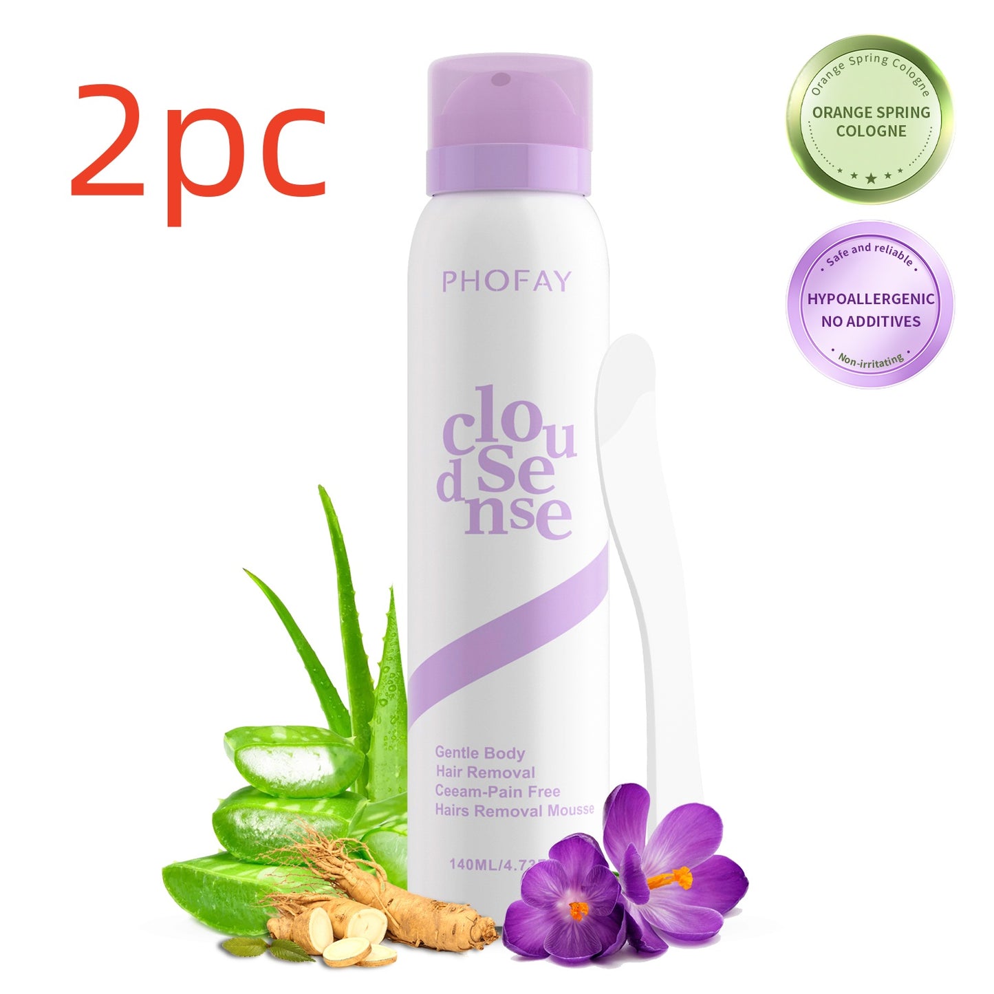Gentle Hair Removal Spray Depilatory Cream - Painless Skin Care Solution