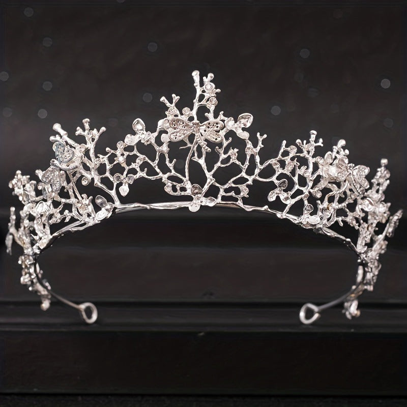 Bridal Crown Headband - Alloy Hair Accessory