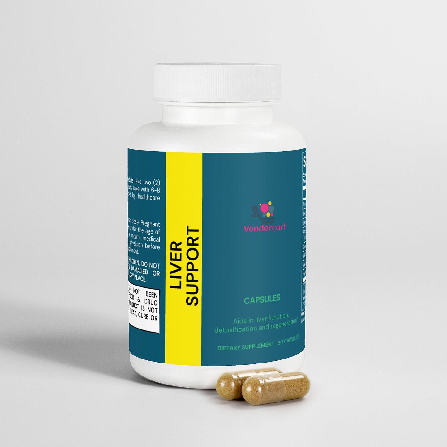 Liver Support Supplement with Milk Thistle & Turmeric - Detox Formula
