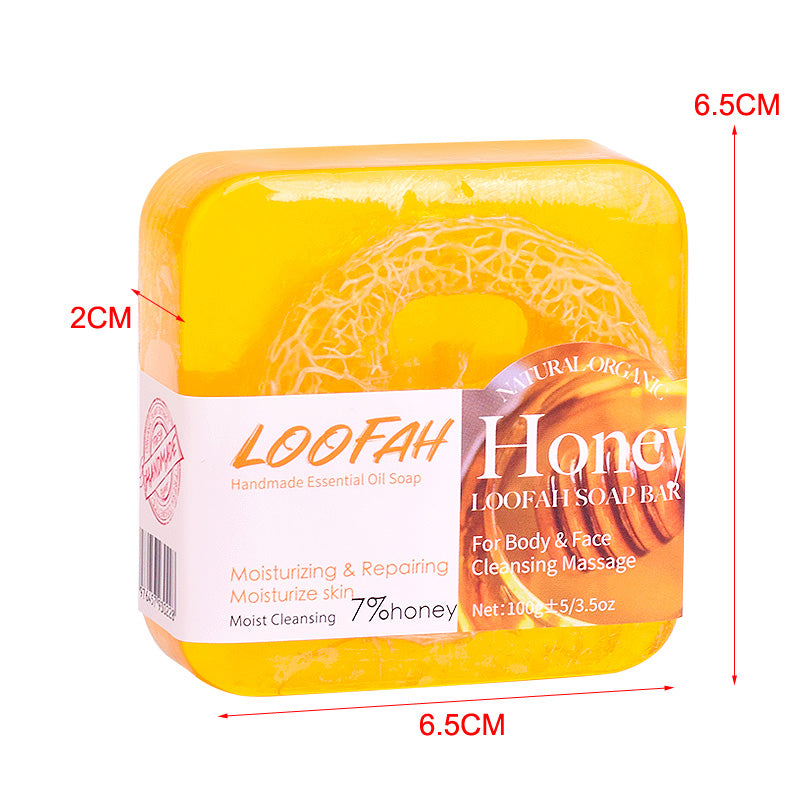 Honey Luffa Soap Bar - 100g
