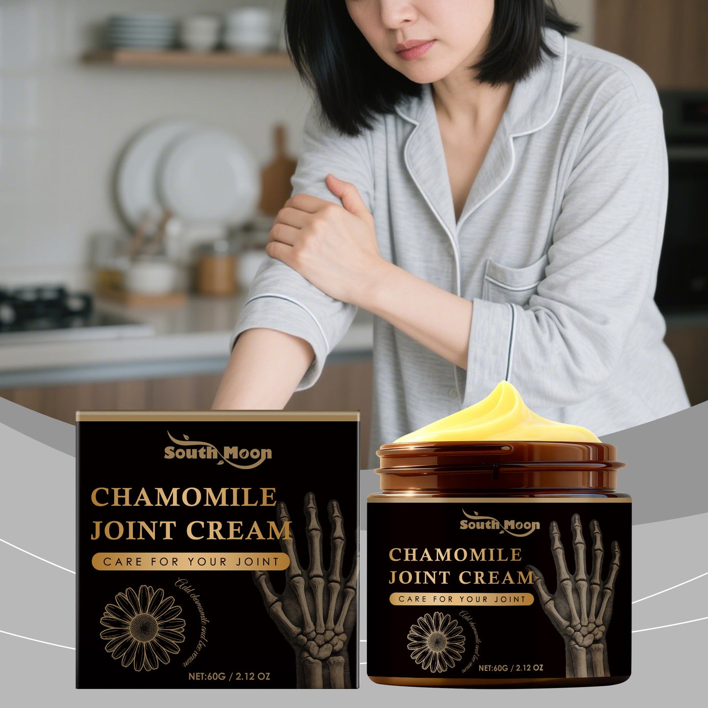 Chamomile Joint Care Cream - 60g Natural Pain Relief & Skin Soothing
