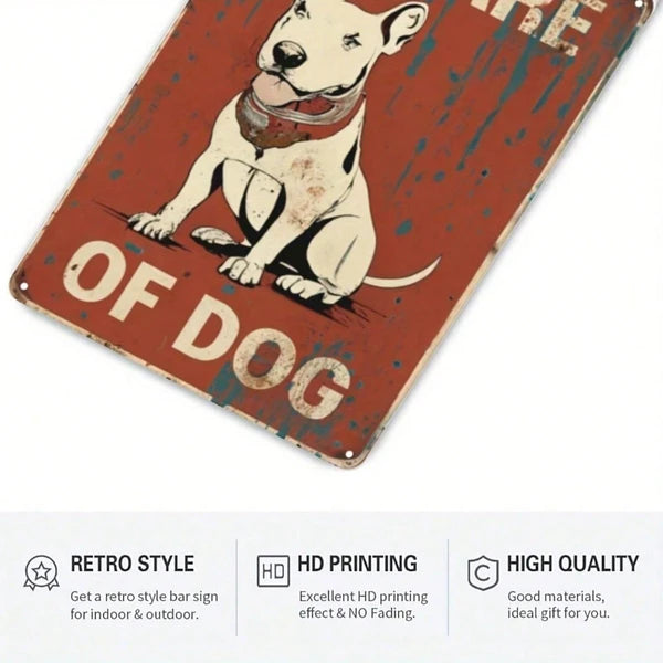 Metal Tin Sign Wall Decoration - 20 cm x 20 cm
