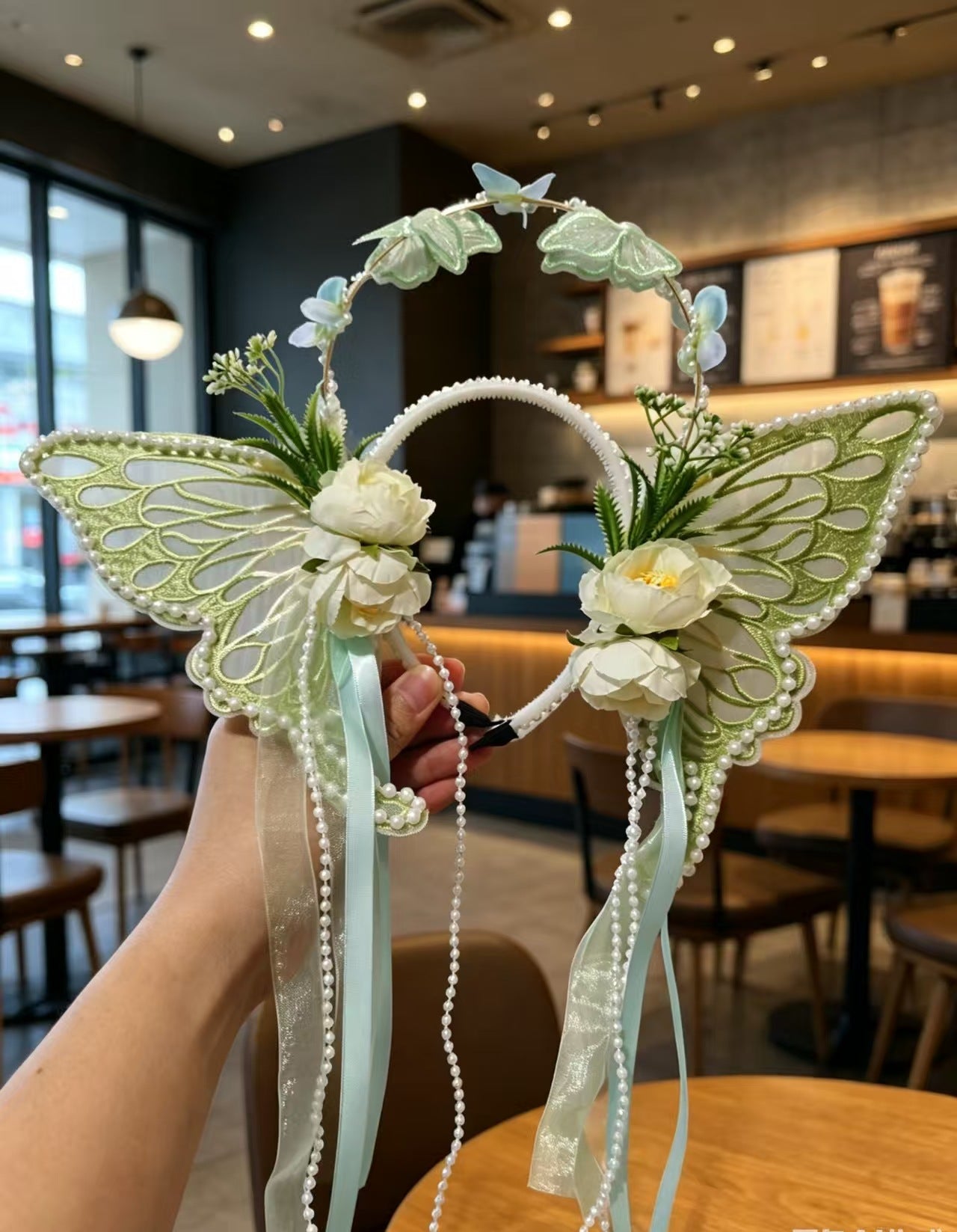 Large Butterfly Hair Clip Silk Flower Hair Accessory for Women