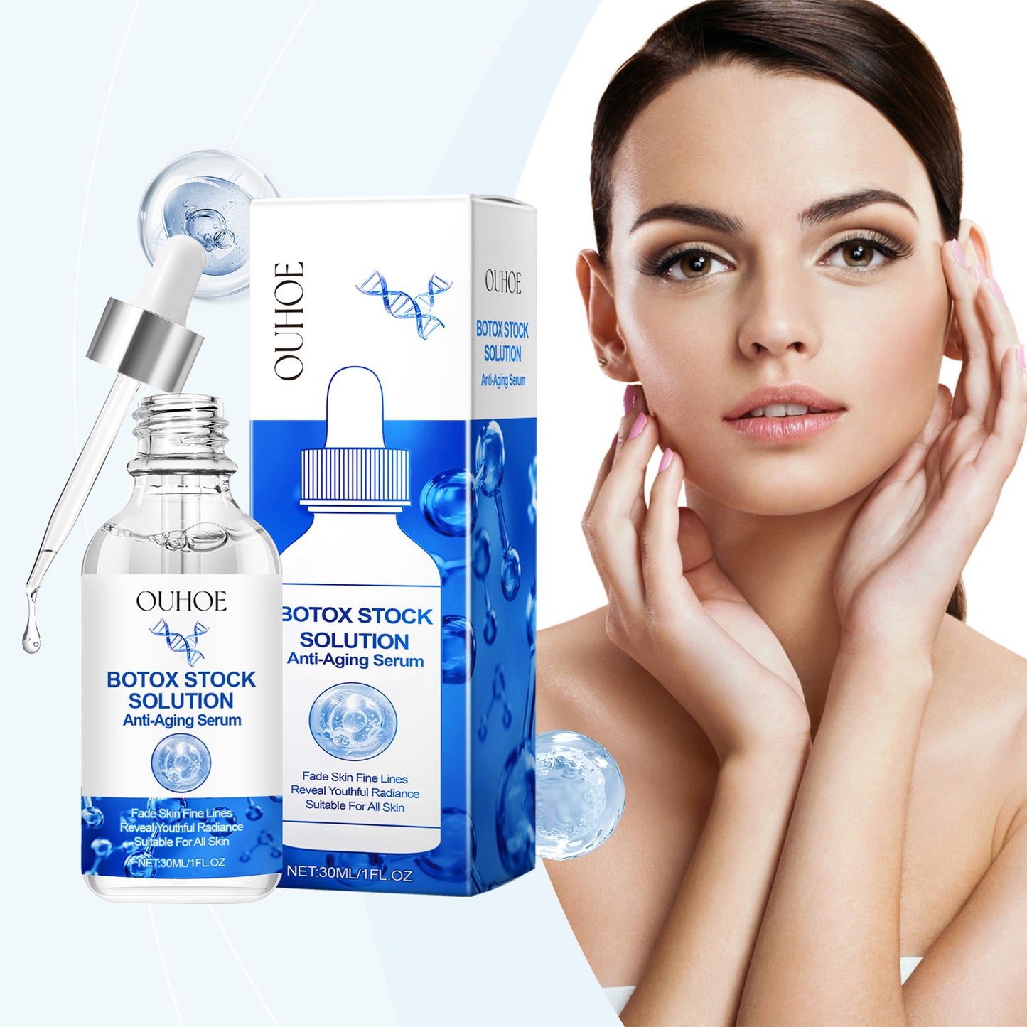 Hydrating Facial Serum with Vitamin C and Nicotinamide for Glow