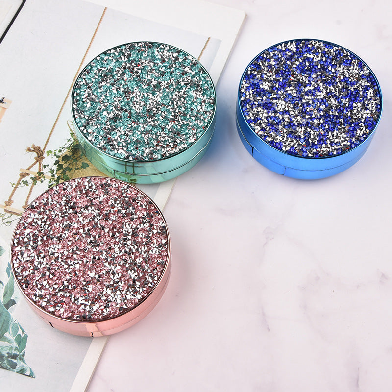 Contact Lens Storage Case - Sparkling Star Design, Multiple Colors